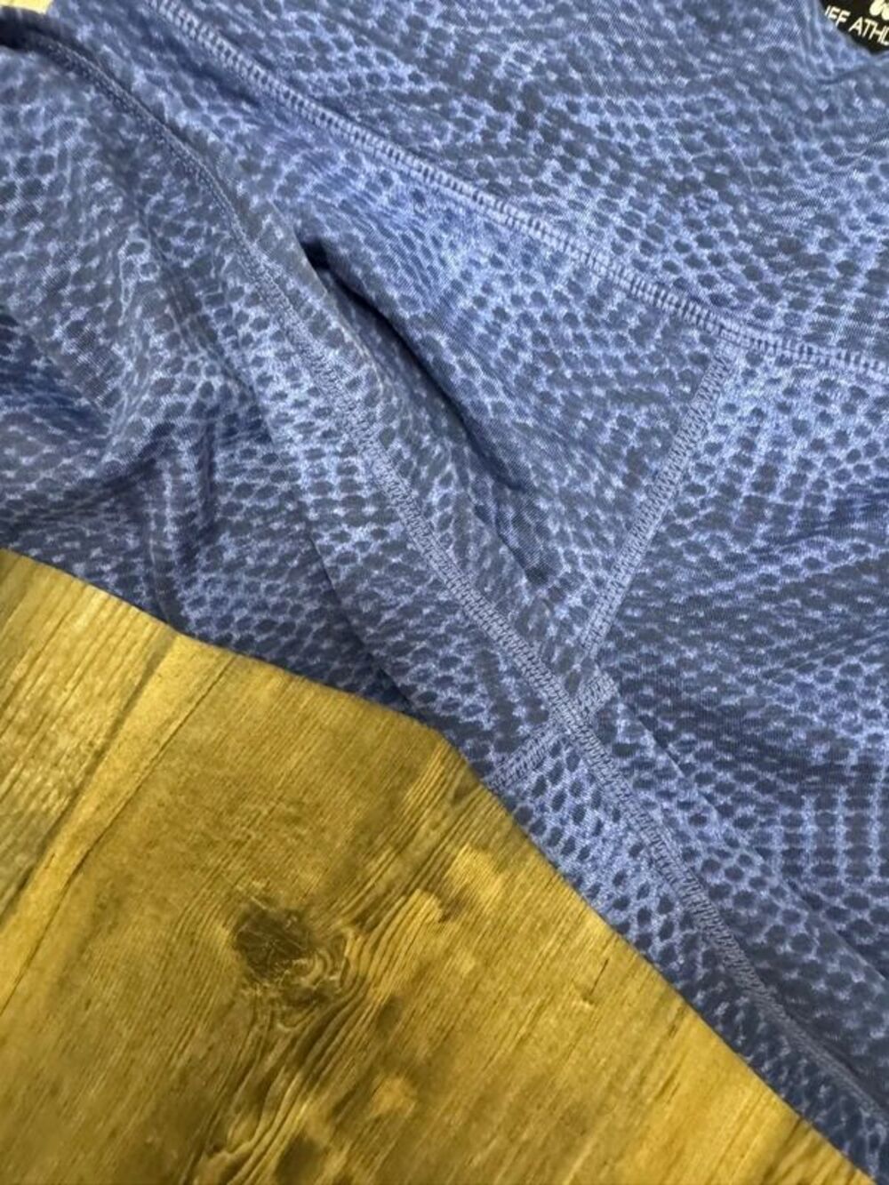 Blue pattern leggings - Picture 2 of 5